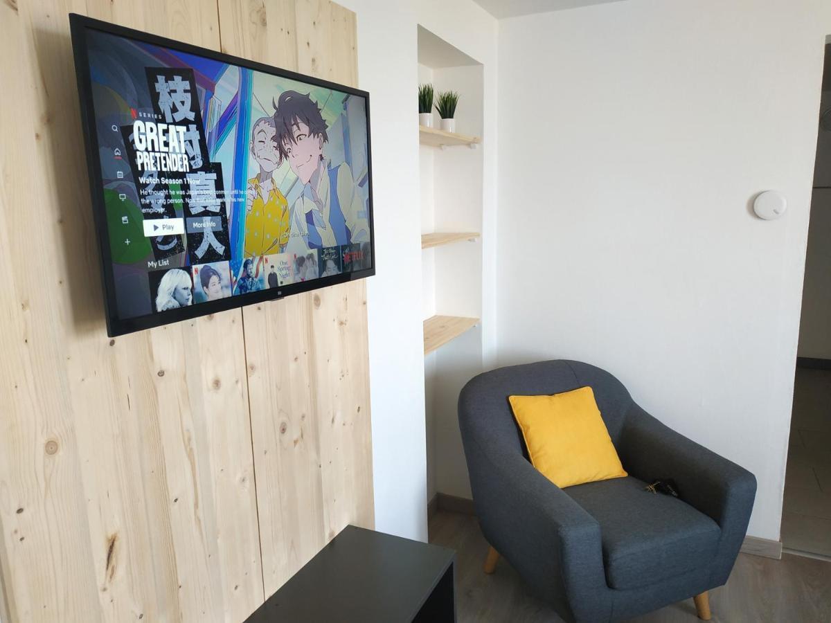Sea View & Beach Studio Apartment - Blue Horizon Dunkirk المظهر الخارجي الصورة