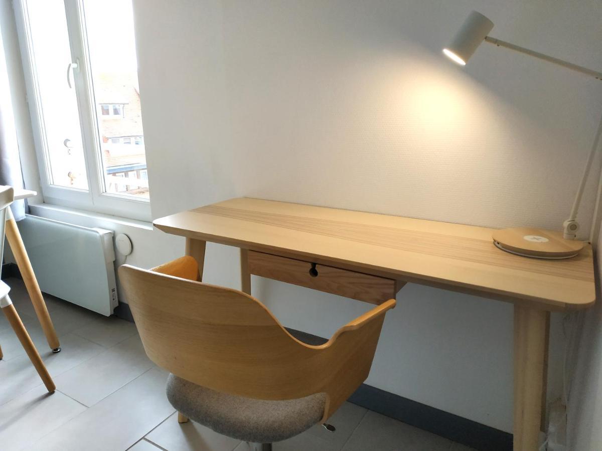 Sea View & Beach Studio Apartment - Blue Horizon Dunkirk المظهر الخارجي الصورة
